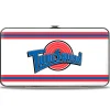 Hinged Wallet - Space Jam TUNE SQUAD Logo Stripe White Red Blue