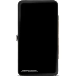 Hinged Wallet - Supernatural Dean CRAZY PEOPLE Quote Winchester Pentagram Black Grays