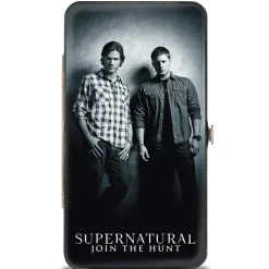 Hinged Wallet - SUPERNATURAL Winchster Brothers Black White