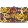 Hinged Wallet - Swirl Mix Gray/Multi Color