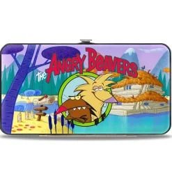 Hinged Wallet - THE ANGRY BEAVERS Pose Dam House