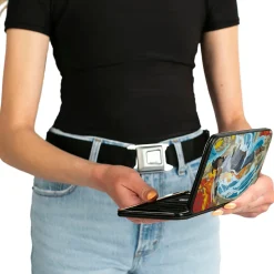 Hinged Wallet - The Legend of Korra Avatar Korra Elements Swirl Pose and Title Logo