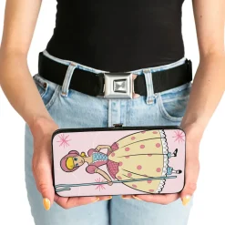 Hinged Wallet - Toy Story Bo Peep Standing Pose Pinks White