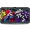 Hinged Wallet - Transformers Autobots Versus Decepticons Action Poses and Logos Grays/Black