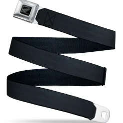 Honda Motorcycle Black/Silver Seatbelt Belt - Black Panel Webbing