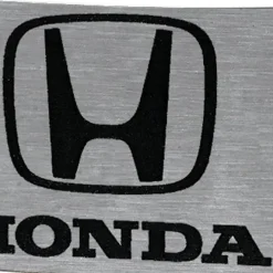 Honda Rock Star Buckle - Brushed Silver/Black