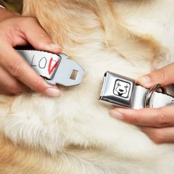 It Chapter Two LOSER/LOVER Full Color White/Black/Red Seatbelt Buckle Collar - It Chapter Two LOSER/LOVER White/Black/Red
