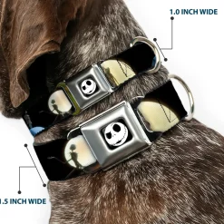 Jack Expression2 Full Color Seatbelt Buckle Collar - NBC Jack & Sally Moon Scenes