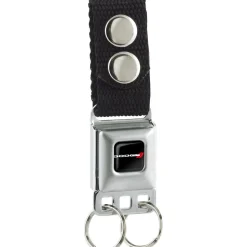 Keychain - Dodge Red Rhombus Full Color Black White Red