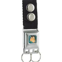 Keychain - Fred Face Full Color Turquoise