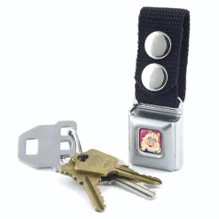 Keychain - Miss Piggy Face Full Color