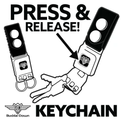 Keychain - POST FRUITY PEBBLES Logo Full Color Red/Multi Color