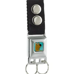Keychain - Scooby Doo Face Full Color Turquoise Glow