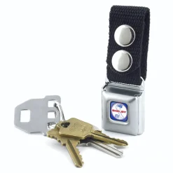 Keychain - SHELBY Tiffany Split Full Color Blue Red White