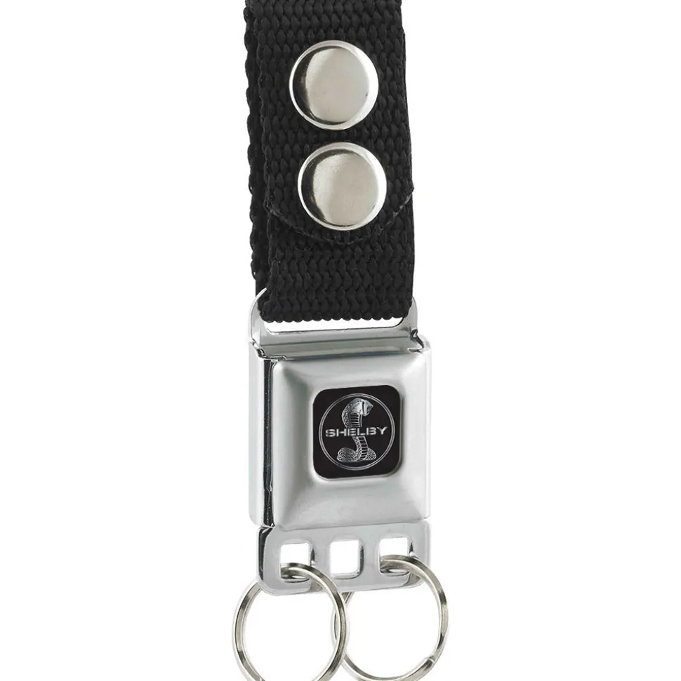 Keychain - SHELBY Tiffany Split Full Color Black White