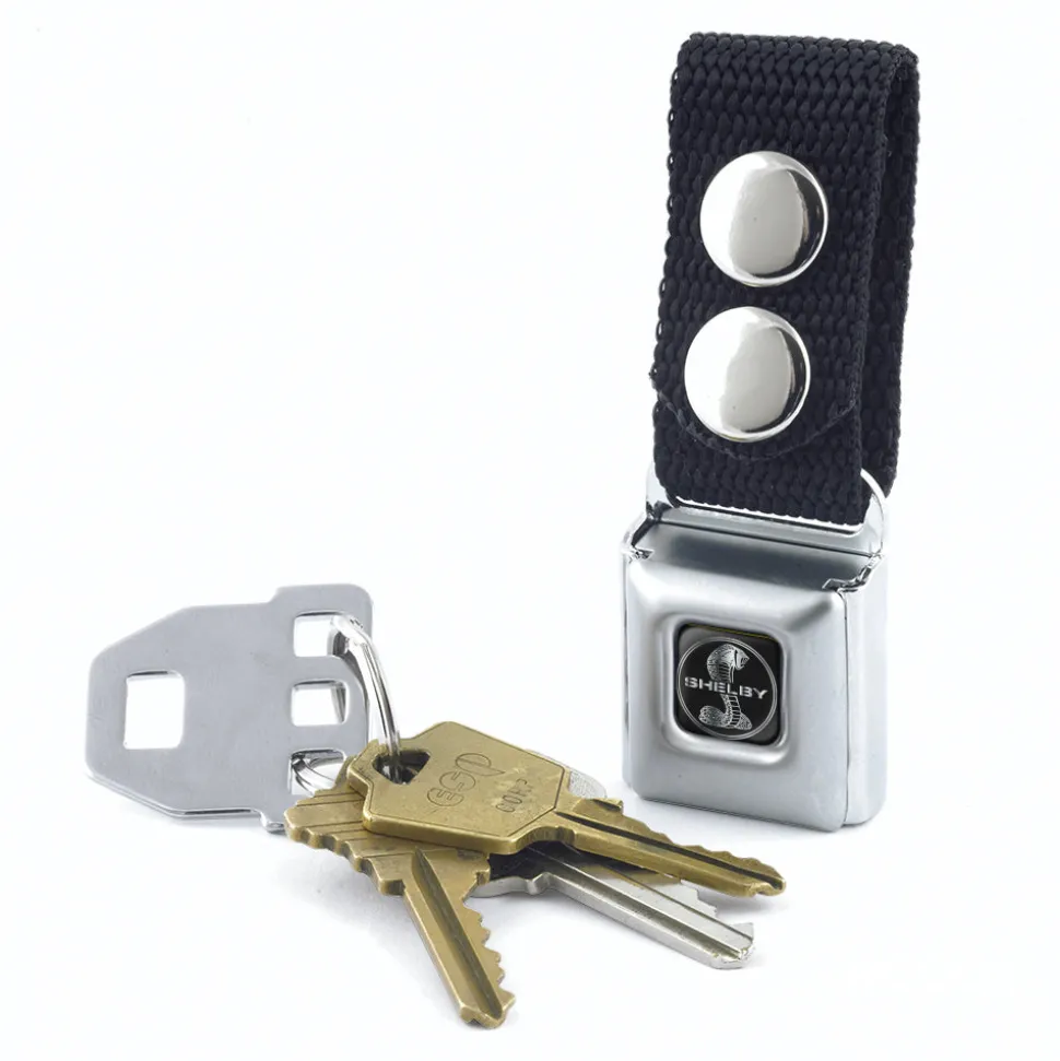 Keychain - SHELBY Tiffany Split Full Color Black White