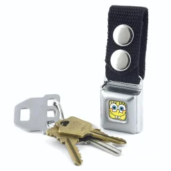 Keychain - Sponge Bob Face CLOSE-UP Full Color