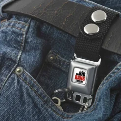 Keychain - THE BIG BANG THEORY Full Color White Black Red