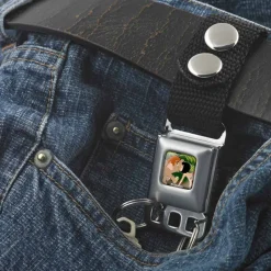 Keychain - The Jungle Book Elephant & Mowgli Face-to-Face Full Color