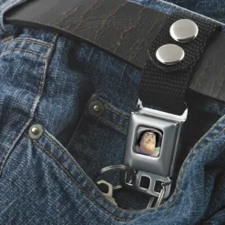 Keychain - Toy Story Buzz Lightyear Pose Full Color Black