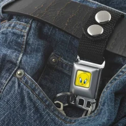 Keychain - Tweety Face CLOSE-UP Full Color Yellow