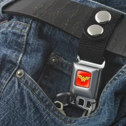 Keychain - Wonder Woman Logo Full Color Red