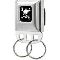 Keyholder - Gearhead Skull Full Color Black/White