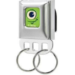 Keyholder - Monster Mike's Face Full Color Green