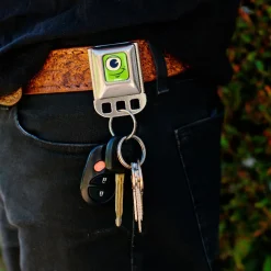 Keyholder - Monster Mike's Face Full Color Green