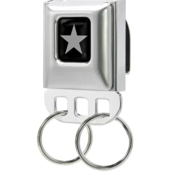 Keyholder - Star Full Color Black/Gray