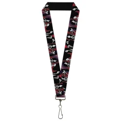 Lanyard - 1.0" - Adventure Time Marceline Poses Collage Reds