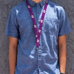 Lanyard - 1.0" - Alex Bowman #48 Car Scheme Purples/Pinks/White
