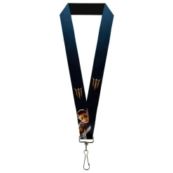 Lanyard - 1.0" - BALDUR'S GATE III Title Logo and Lae'zel Pose Blues