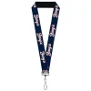 Lanyard - 1.0" - BARQ'S Vintage Logo Navy/Red/White