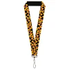 Lanyard - 1.0" - Candy Corn Scattered Black/Yellow/Orange/White