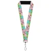 Lanyard - 1.0" - Candy Land Jolly Laughing Pose and Gum Drops Multi Color