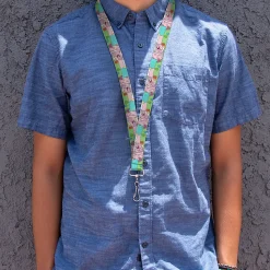 Lanyard - 1.0" - Candy Land Jolly Laughing Pose and Gum Drops Multi Color