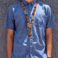 Lanyard - 1.0" - COKE IS IT! Pop Art Collage Multi Color