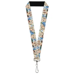 Lanyard - 1.0" - Dr. Stone Senku Ishigami Expression Blocks Blues