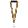 Lanyard - 1.0" - DR. STONE Title Logo and Suika Face Close-Up Greens