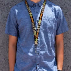 Lanyard - 1.0" - DR. STONE Title Logo and Character Group Black