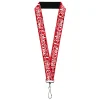 Lanyard - 1.0" - DRINK COCA-COLA COKE Polka Dot Red/Black/White