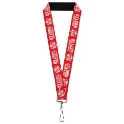 Lanyard - 1.0" - Dungeons & Dragons ADVENTURERS WANTED Red/White
