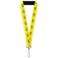 Lanyard - 1.0" - ENJOY MELLO YELLO Logo Yellow/Red/Green
