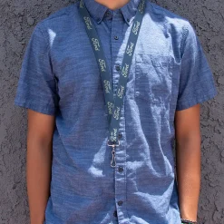 Lanyard - 1.0" - FORD Script Blue/White