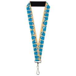 Lanyard - 1.0" - Foster's Home for Imaginary Friends Bloo Expressions Beige