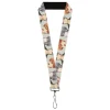 Lanyard - 1.0" - Fruits Basket Kyo Yuki Shigure Group Faces Mint Green