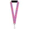 Lanyard - 1.0" - Fuby Furbmojis LOL Icons Collage Pinks/Blues