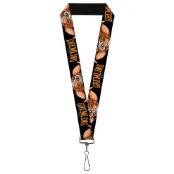 Lanyard - 1.0" - GREMLINS 1984 Gizmo Face Close-Up Black