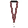 Lanyard - 1.0" - He-Man Battle Armor Chest Logo Gray/Reds
